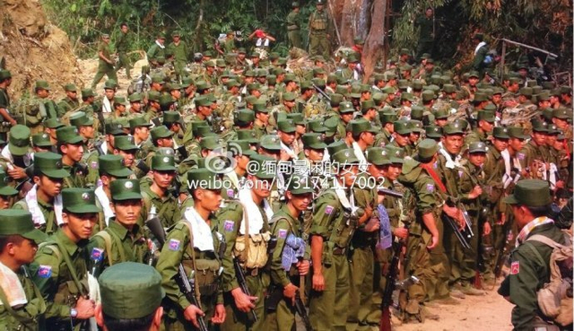 果敢同盟军决战前举行誓师大会