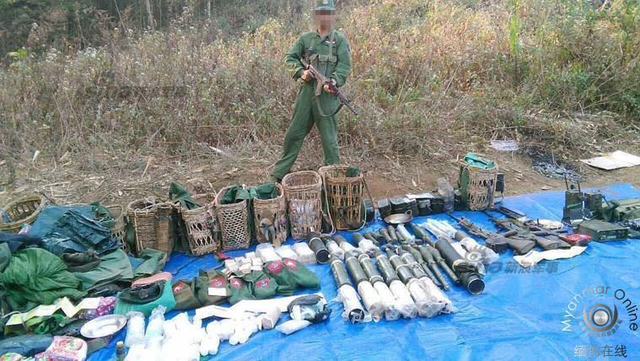 果敢同盟军决战前举行誓师大会