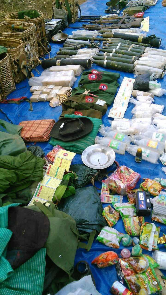 果敢同盟军决战前举行誓师大会