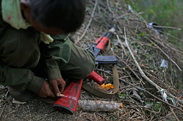 果敢同盟军决战前举行誓师大会