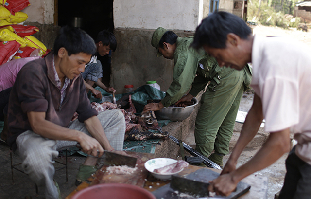 果敢同盟军决战前举行誓师大会