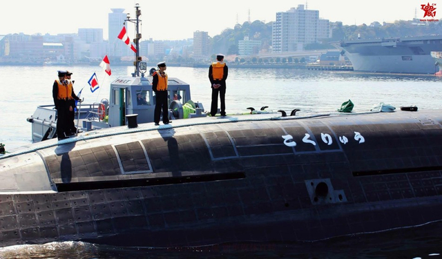 做工很精良 日本最新苍龙级潜艇近照曝光细节