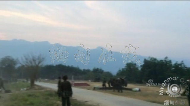 缅甸的炮兵阵地