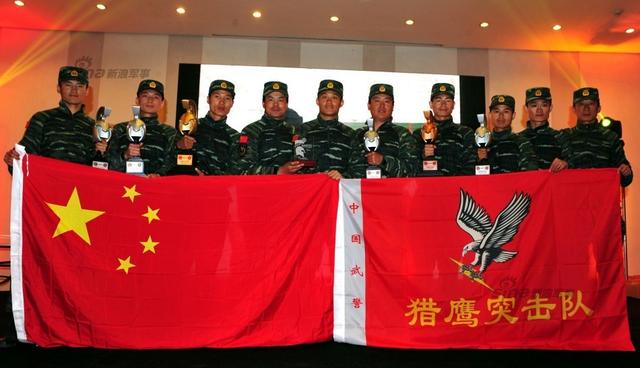 特种兵比武猎鹰获第二名