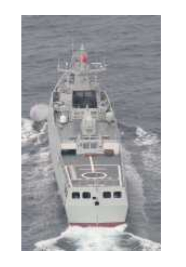 被日本拍到的056级583号轻护卫舰