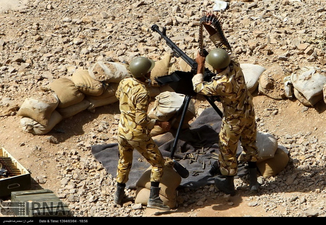 伊朗革命卫队大军演