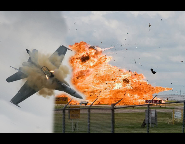 加拿大空军CF-18飞行员完整弹射逃生全程