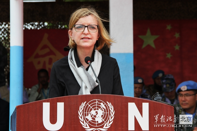 联合国秘书长特别代表卡琳-兰德格林女士