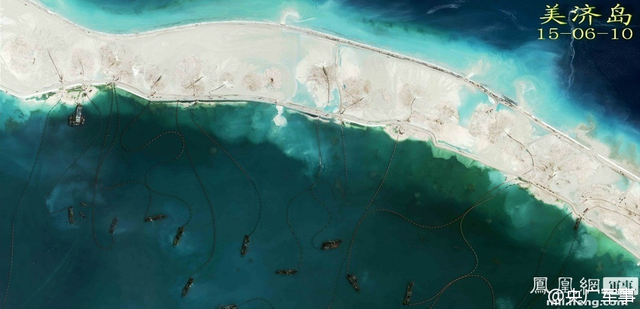中越南海造岛对比：越南不自量力抢中国地盘