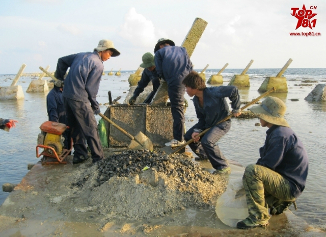 中越南海造岛对比：越南不自量力抢中国地盘