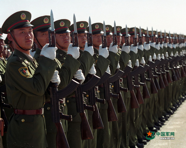 1999年国庆50周年阅兵中的预备役部队方队