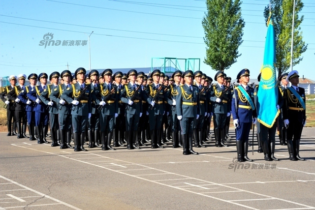 哈萨克斯坦三军仪仗队将启程赴华参加阅兵式 