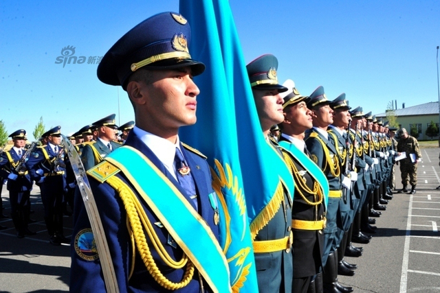 哈萨克斯坦三军仪仗队将启程赴华参加阅兵式  