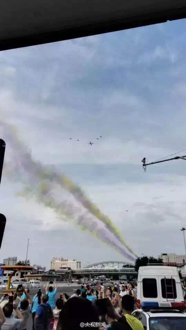 抗战胜利日大阅兵举行预演