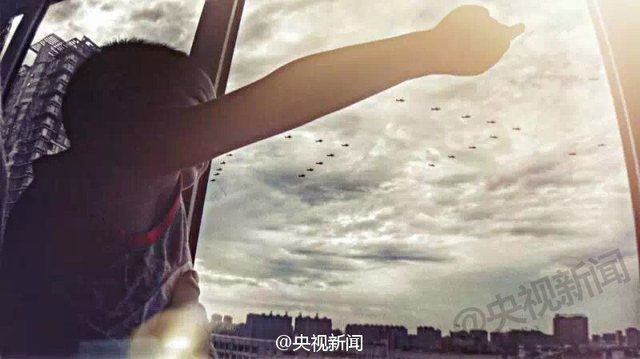 天安门举行抗战阅兵预演