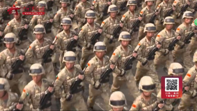 狼牙山英模方队装备新型迷彩作训服