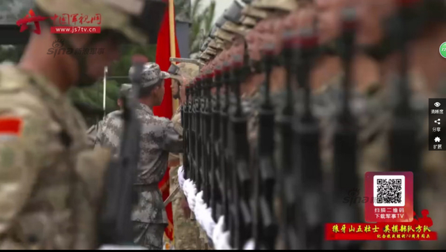 狼牙山英模方队装备新型迷彩作训服