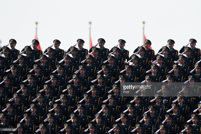 外媒镜头中的中国抗战胜利阅兵式