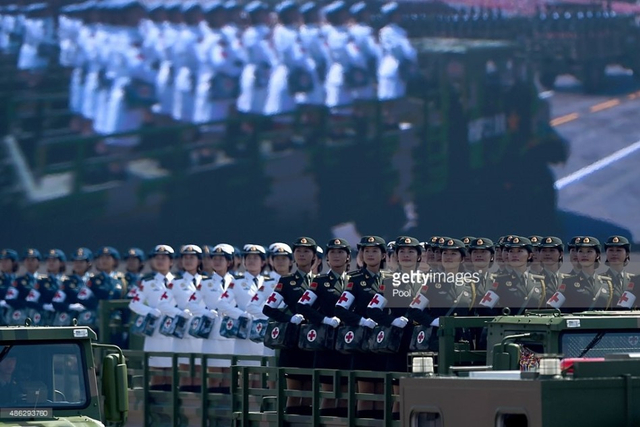 外媒镜头中的中国抗战胜利阅兵式