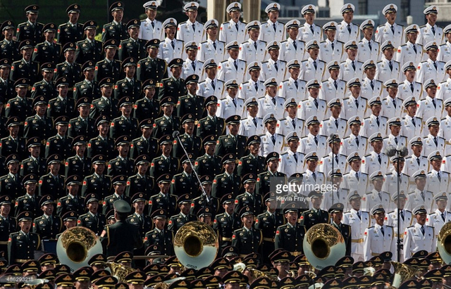 外媒镜头中的中国抗战胜利阅兵式