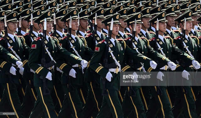 外媒镜头中的中国抗战胜利阅兵式