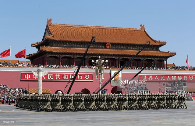 外媒镜头中的中国抗战胜利阅兵式