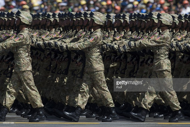 外媒镜头中的中国抗战胜利阅兵式