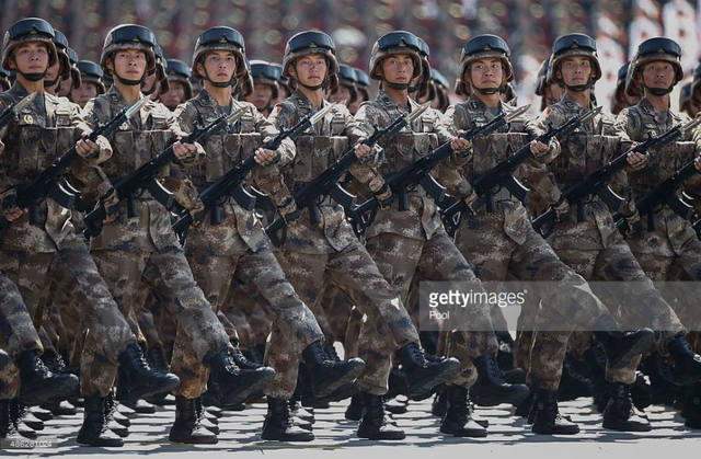 外媒镜头中的中国抗战胜利阅兵式