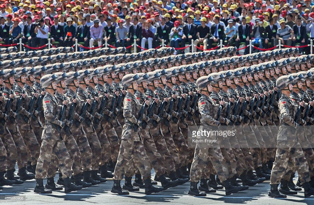 外媒镜头中的中国抗战胜利阅兵式