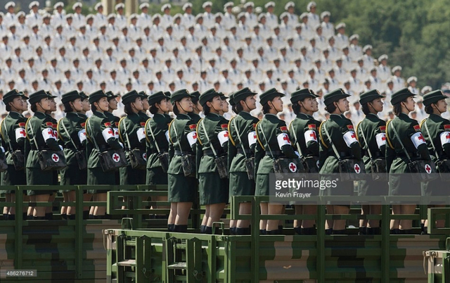 外媒镜头中的中国抗战胜利阅兵式