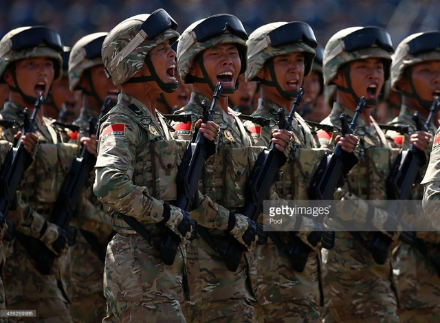 外媒镜头中的中国抗战胜利阅兵式