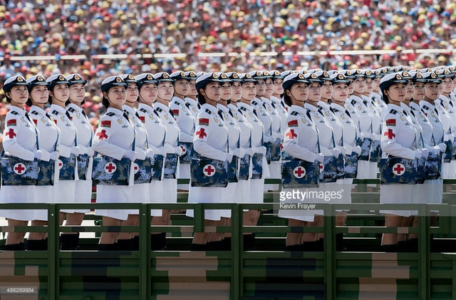 外媒镜头中的中国抗战胜利阅兵式