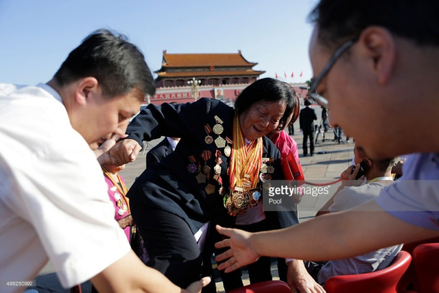 外媒镜头中的中国抗战胜利阅兵式