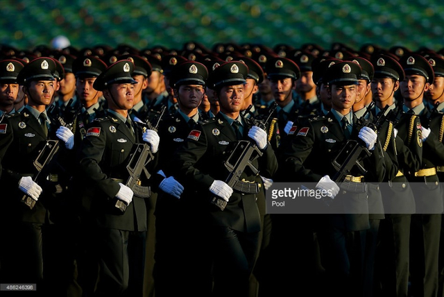 外媒镜头中的中国抗战胜利阅兵式