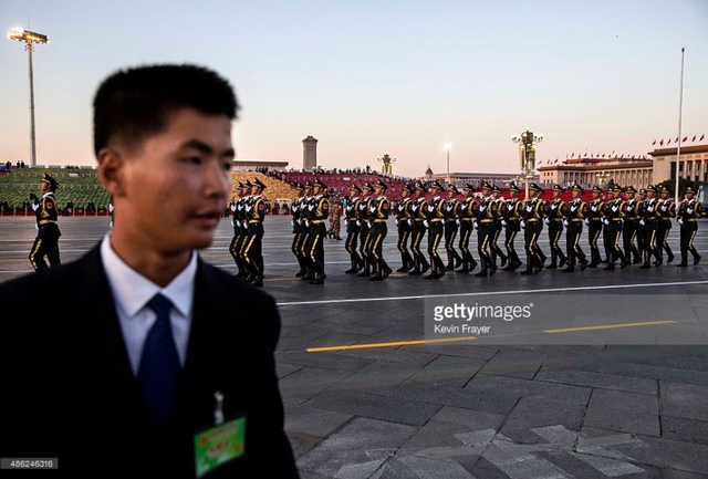 外媒镜头中的中国抗战胜利阅兵式