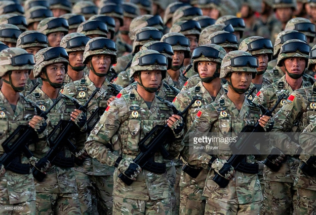 外媒镜头中的中国抗战胜利阅兵式