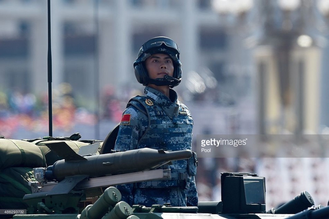 外媒镜头中的中国抗战胜利阅兵式之装备方队