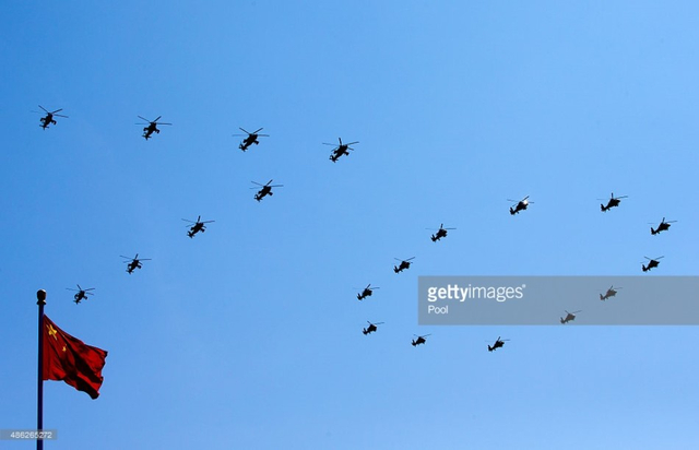 外媒镜头中的中国抗战胜利阅兵式之装备方队