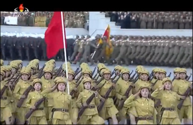 朝鲜阅兵式