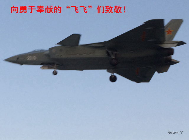 为空军庆生：上2016号歼20原型战机试飞新图 
