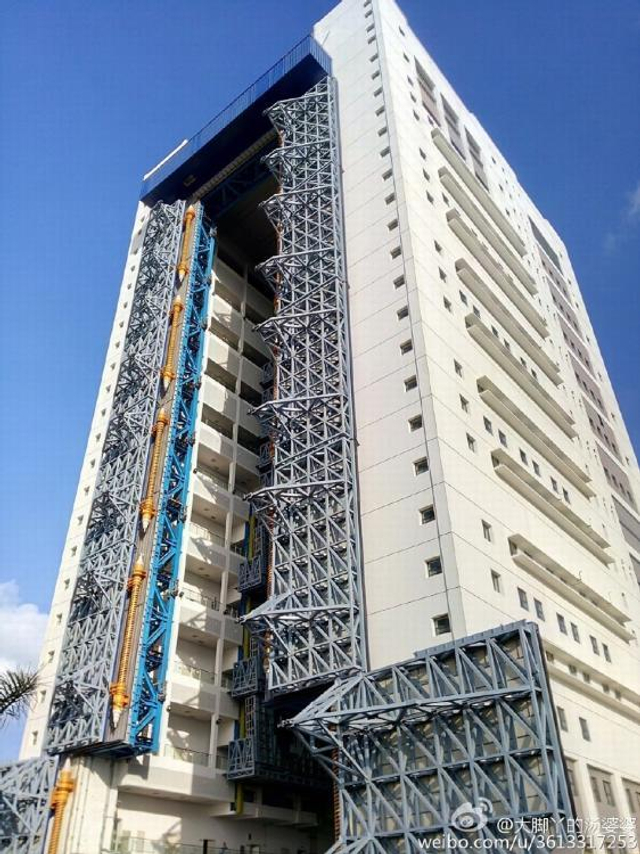 高大上：国产长征五重型运载火箭转场画面曝光 