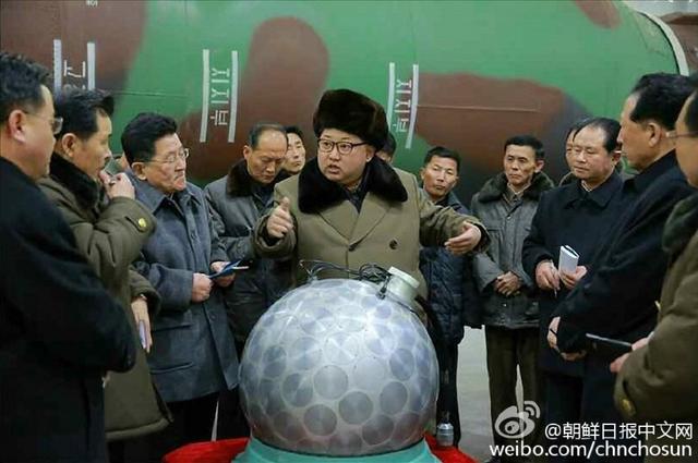 金正恩小型核弹猛照曝光