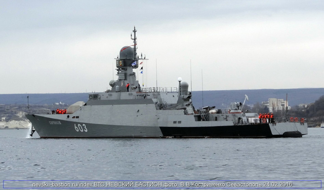 舰小火力大 俄罗斯的谢尔普霍夫轻型导弹舰