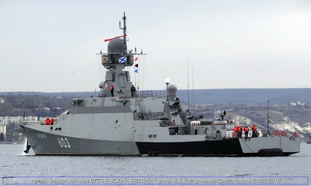 舰小火力大 俄罗斯的谢尔普霍夫轻型导弹舰