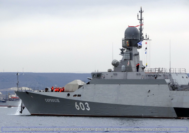 舰小火力大 俄罗斯的谢尔普霍夫轻型导弹舰