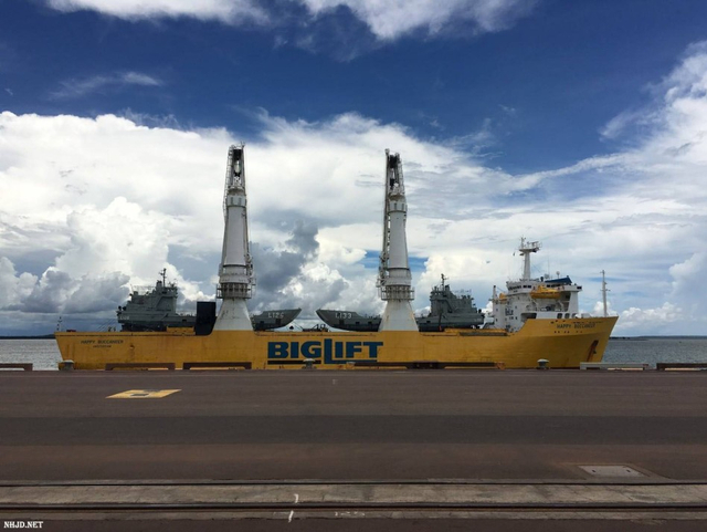 菲律宾购澳大利亚白菜价登陆艇 三艘全部到货