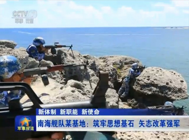 我南海岛礁部署陆盾2000 每分钟4千发打爆敌机