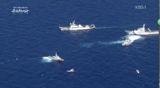 寸土不让 无视日本增兵海警船巡航钓鱼岛