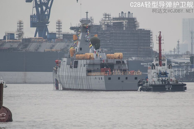 阿尔及利亚C28A护卫舰首射反舰导弹 