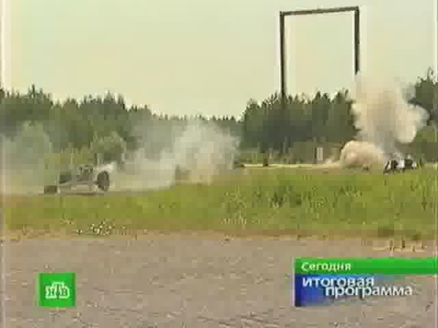 中美俄主战坦克暴力测试：中国99式抗红箭8